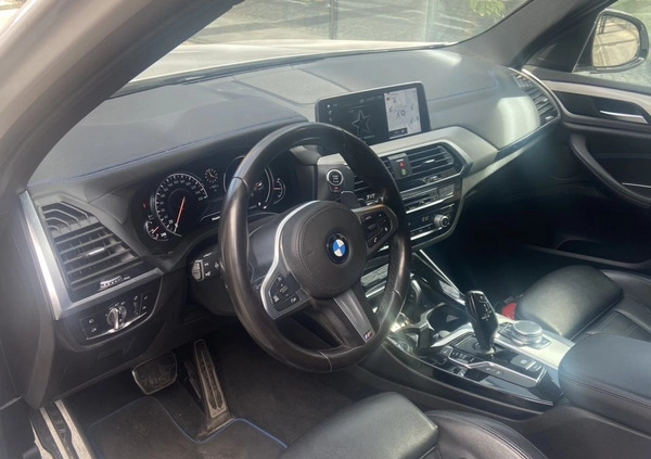 BMW X3 cena 136000 przebieg: 156000, rok produkcji 2018 z Pabianice małe 407